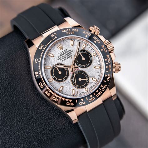 replica rose gold daytona rolex with rubber strap|rolex daytona oysterflex rose gold.